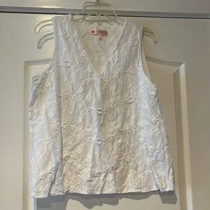 White sleeveless Jude Connelly top